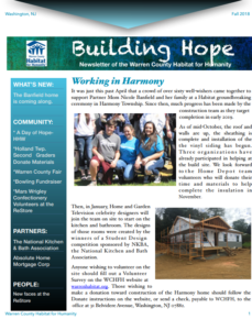 Fall 2018 Newsletter